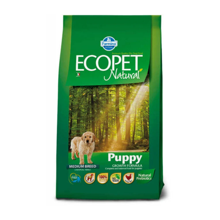 ecopet-natural-xiri-trofi-puppy-medium-gia-koutavia-me-kotopoulo