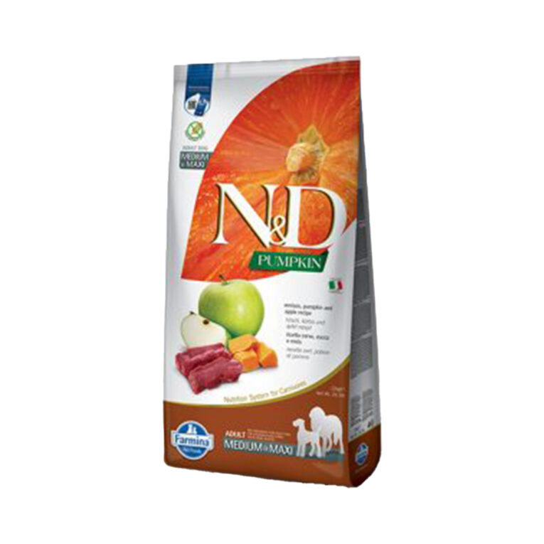 nd-pumpkin-grain-free-xiri-trofi-adult-medium-maxi-skylou-me-elafi-kolokytha-kai-milo-12kg