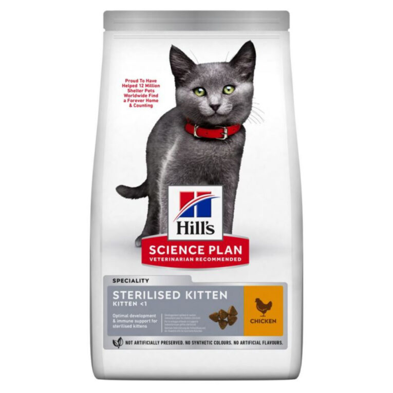 hills-science-plan-xiri-trofi-gia-gatakia-sterilised-kitten-me-kotopoulo-1-5kg