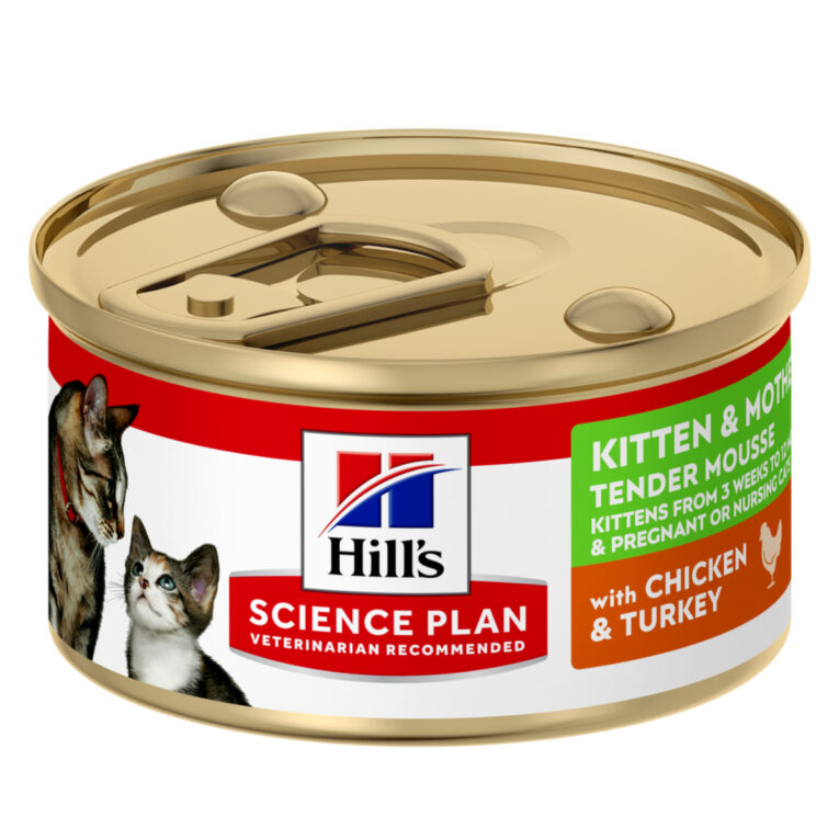 hills-science-plan-ygri-trofi-kitten-mother-gatas-mousse-me-kotopoulo-kai-galopoula-85gr